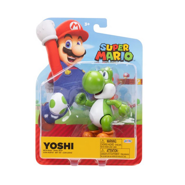 Nintendo Super Mario 4'' Yoshi with Egg Action Figure