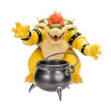 The Super Mario Galaxy Movie Bowser Figure with Cauldron Accessory