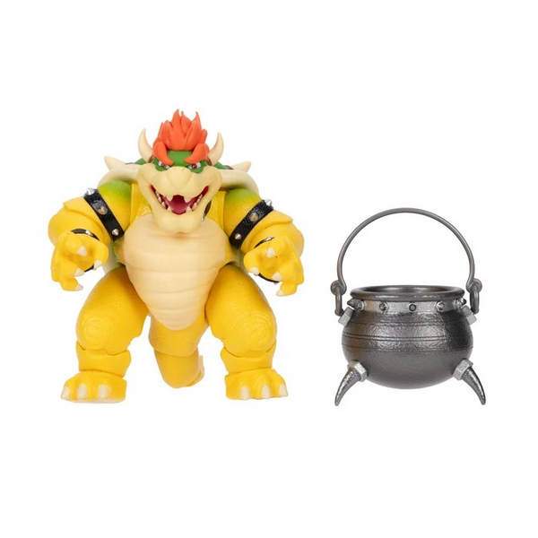 The Super Mario Galaxy Movie Bowser Figure with Cauldron Accessory