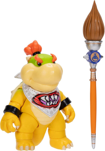The Super Mario Galaxy Movie Bowser Jr. 5 Inch Action Figure with Paint Brush
