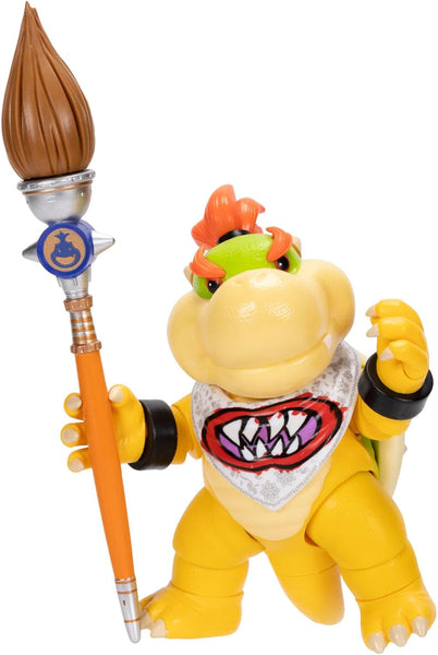 The Super Mario Galaxy Movie Bowser Jr. 5 Inch Action Figure with Paint Brush