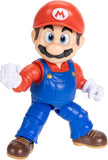The Super Mario Galaxy Movie Mario 5 Inch Figure with Yellow Glow-in-The Dark Luma Star