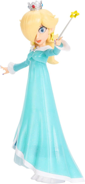 The Super Mario Galaxy Movie Rosalina 5 Inch Figure with Wand and Clear Stand
