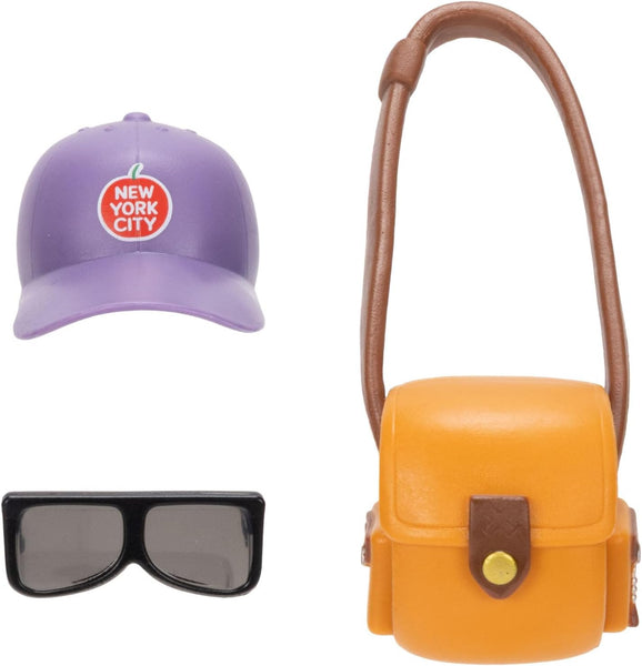 The Super Mario Galaxy Movie Yoshi 5 Inch Figure with Hat, Sunglasses, and Satchel