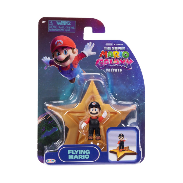 Super Mario Galaxy Movie 1.5” Flying Mario Basic Figure
