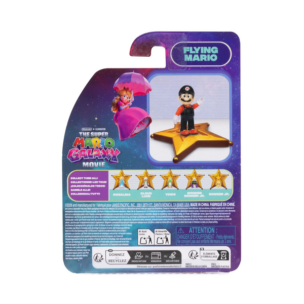 Super Mario Galaxy Movie 1.5” Flying Mario Basic Figure