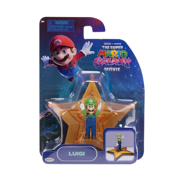 Super Mario Galaxy Movie 1.5” Luigi Basic Figure