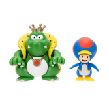 Super Mario Galaxy Movie Minus World Diorama Set 1.5" Wart and Penguin Toad Figures