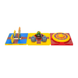 Super Mario Galaxy Movie Minus World Diorama Set 1.5" Wart and Penguin Toad Figures