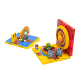 Super Mario Galaxy Movie Minus World Diorama Set 1.5" Wart and Penguin Toad Figures
