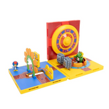 Super Mario Galaxy Movie Minus World Diorama Set 1.5" Wart and Penguin Toad Figures