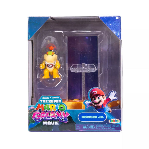 Super Mario Galaxy Movie 1.5” Bowser Jr Figure with Star Launcher Accessory