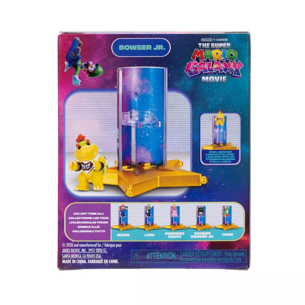 Super Mario Galaxy Movie 1.5” Bowser Jr Figure with Star Launcher Accessory