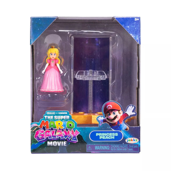 Super Mario Galaxy Movie 1.5” Princess Peach Figure with Star Launcher Accessory