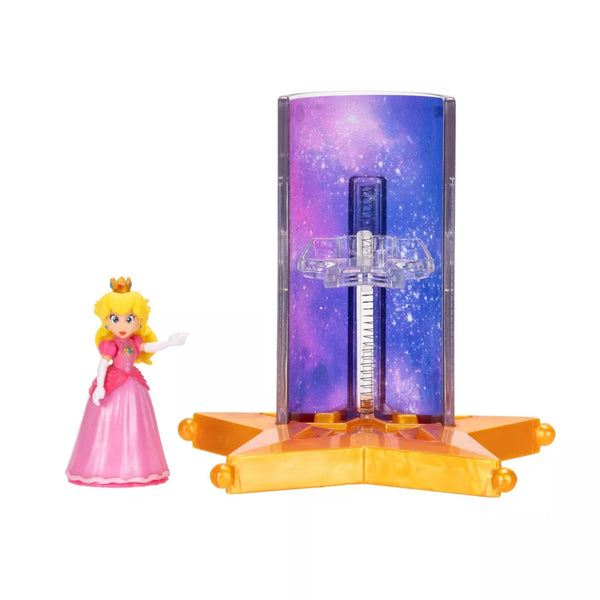 Super Mario Galaxy Movie 1.5” Princess Peach Figure with Star Launcher Accessory