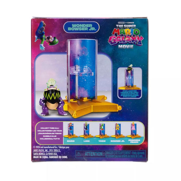 Super Mario Galaxy Movie 1.5” Wonder Bowser Figure with Star Launcher Accessory