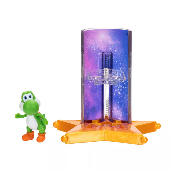 Super Mario Galaxy Movie 1.5” Yoshi Figure with Star Launcher Accessory
