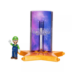 Super Mario Galaxy Movie 1.5” Luigi Figure with Star Launcher Accessory
