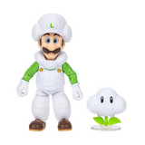 The Super Mario Galaxy Movie Cloud Luigi Figure with cloud accessory