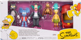 Krusty the Clown Show Multi-Pack set of 5 + Clown Car 2.5" Figures by Jakks Pacific
