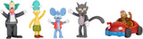 Krusty the Clown Show Multi-Pack set of 5 + Clown Car 2.5" Figures by Jakks Pacific