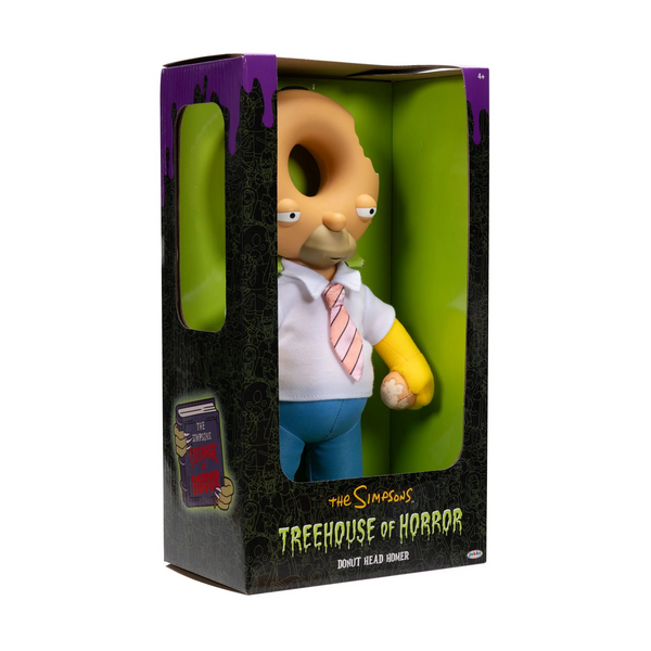 Treehouse of Horror Donut Head Homer Roto Plush