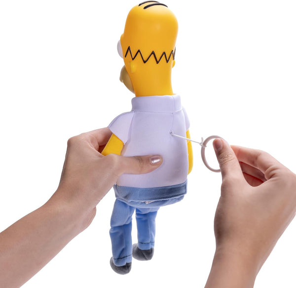 The Simpsons Homer Shelf Talkers 12 Inch Talking Plush