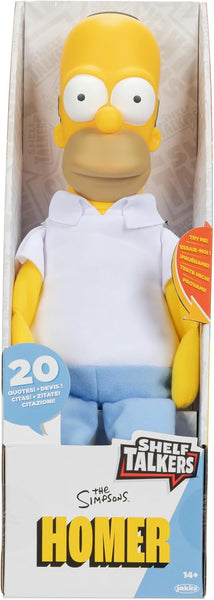 The Simpsons Homer Shelf Talkers 12 Inch Talking Plush