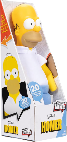 The Simpsons Homer Shelf Talkers 12 Inch Talking Plush