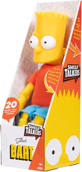 The Simpsons Bart Shelf Talkers 12 Inch Talking Plush