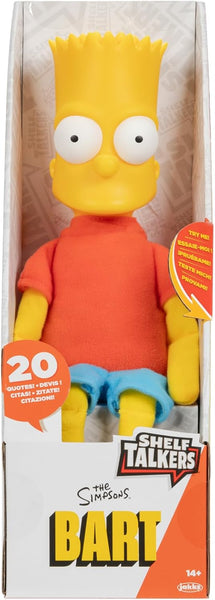 The Simpsons Bart Shelf Talkers 12 Inch Talking Plush