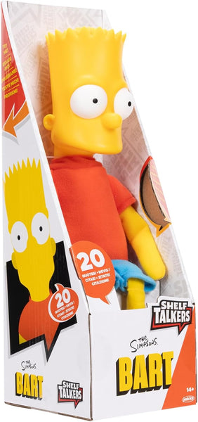 The Simpsons Bart Shelf Talkers 12 Inch Talking Plush