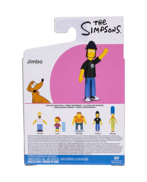 Jakk's The Simpsons Jimbo 2.5-inch Figure Wave 6