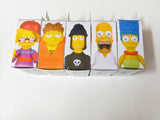 The Simpsons Jakks Pacific 2.5-inch Figure Wave 6 Complete Set of 5