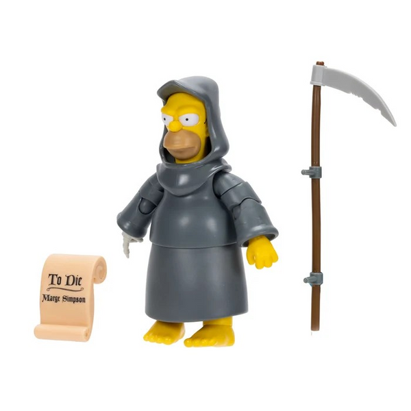 Grim Reaper Homer 5 Inch Action Figure by Jakks Pacific Simpsons Treehouse of Horror Wave