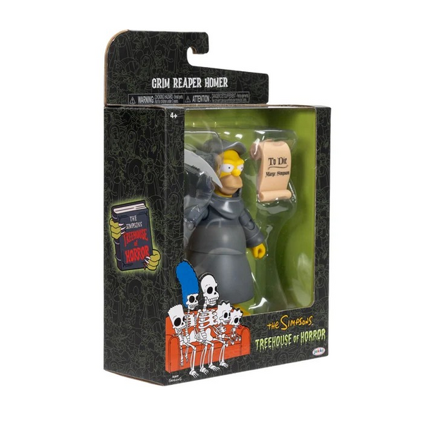 Grim Reaper Homer 5 Inch Action Figure by Jakks Pacific Simpsons Treehouse of Horror Wave