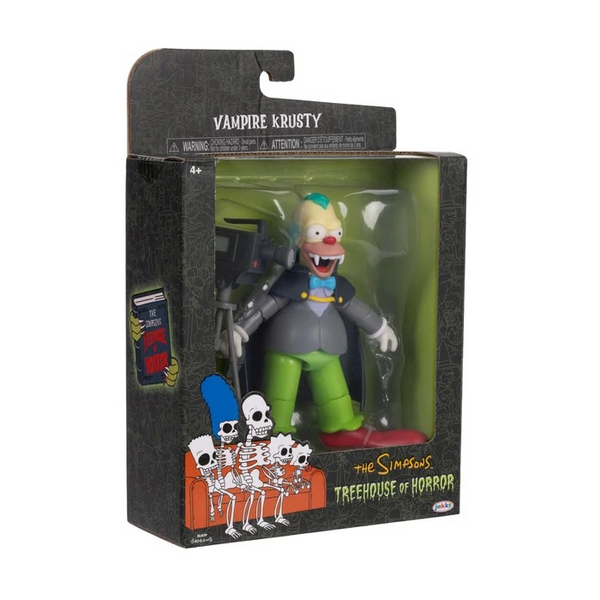 Vampire Krusty 5 Inch Action Figure by Jakks Pacific Simpsons Treehouse of Horror Wave