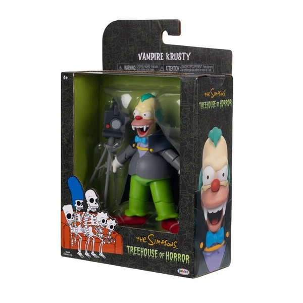 Vampire Krusty 5 Inch Action Figure by Jakks Pacific Simpsons Treehouse of Horror Wave