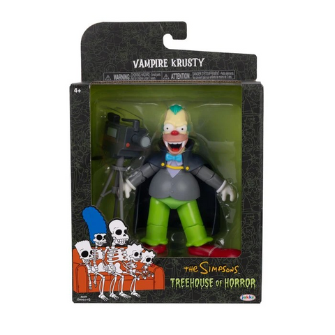 Vampire Krusty 5 Inch Action Figure by Jakks Pacific Simpsons Treehouse of Horror Wave