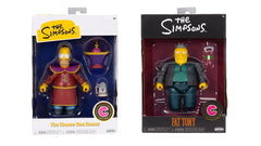 The Simpsons Set of 2 Collector Edition 5 Inch Figures by Jakks Pacific (Chosen Homer and Fat Tony)