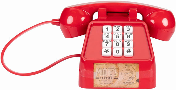 The Simpsons Moe’s Prank Phone, Over 10 Prank Calls and Phrases by Jakks Pacific