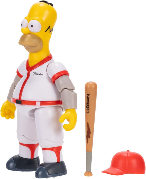 The Simpsons Jakks Pacific Homer with Baseball Bat and Cap 5-inch Action Figure