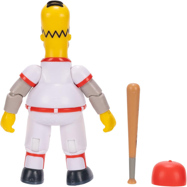 The Simpsons Jakks Pacific Homer with Baseball Bat and Cap 5-inch Action Figure