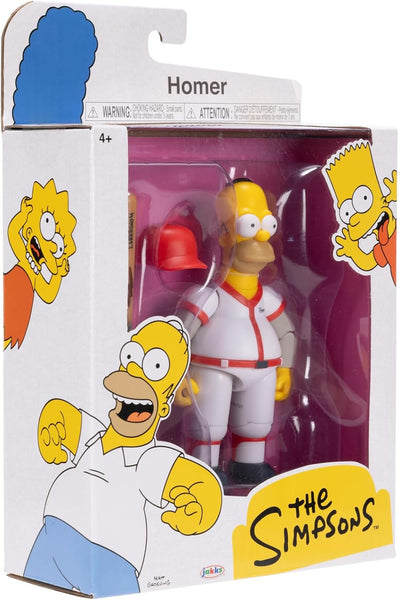 The Simpsons Jakks Pacific Homer with Baseball Bat and Cap 5-inch Action Figure