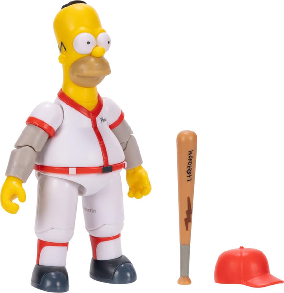 The Simpsons Jakks Pacific Homer with Baseball Bat and Cap 5-inch Action Figure