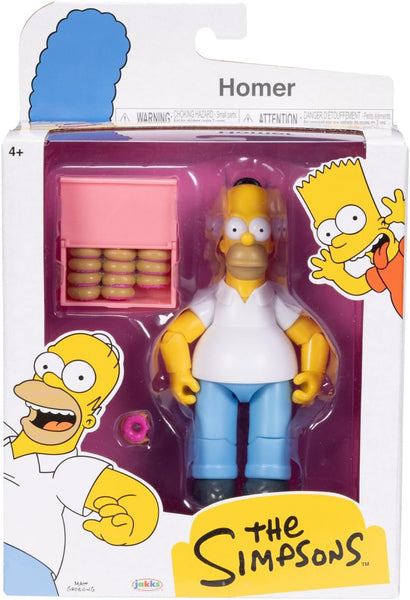 The Simpsons Jakks Pacific Homer with Box of Donuts 5-inch Action Figure