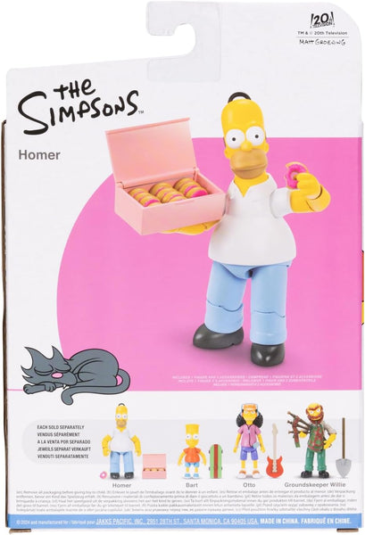 The Simpsons Jakks Pacific Homer with Box of Donuts 5-inch Action Figure