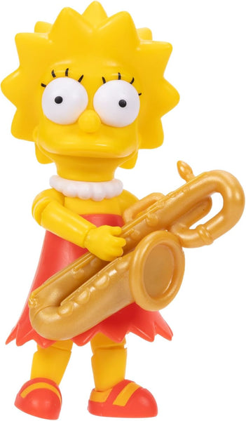 The Simpsons Jakks Pacific Lisa with Saxophone 3.75-inch Action Figure