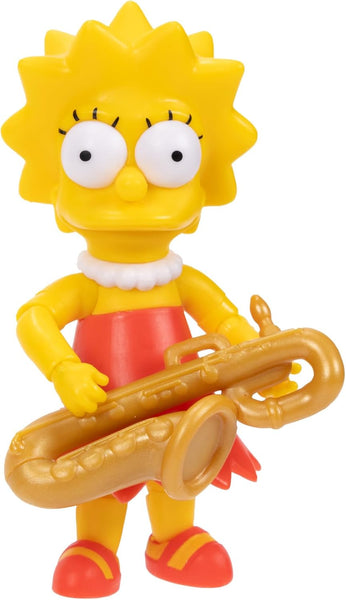 The Simpsons Jakks Pacific Lisa with Saxophone 3.75-inch Action Figure