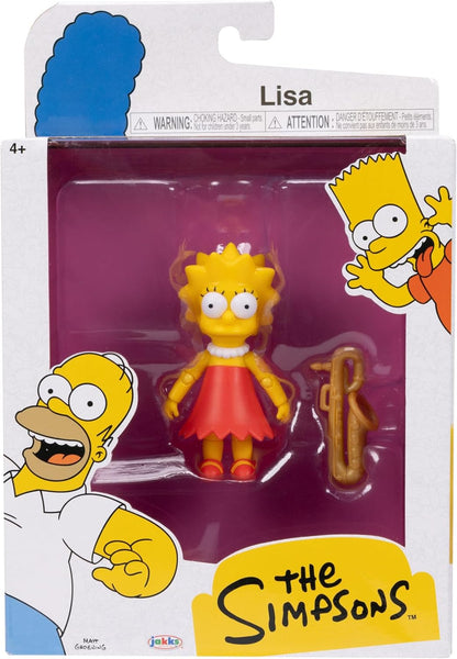 The Simpsons Jakks Pacific Lisa with Saxophone 3.75-inch Action Figure